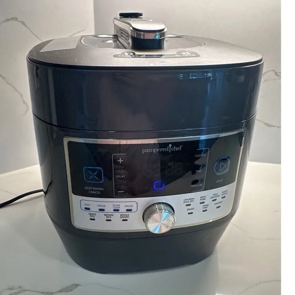 Pampered Chef 100011 Programmable Pressure Quick Multi Cooker
